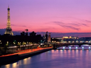 Sonnenuntergang in Paris - Frankreich