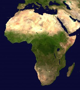 Afrika aus dem Weltall