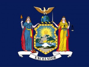 Flagge des Bundesstaat New York
