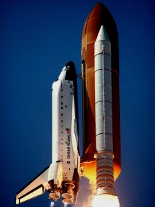 Space Shuttle beim Start