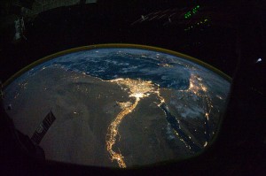 Der Längste Fluss der Welt bei Nacht