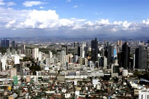 Metro Manila aus der Luft