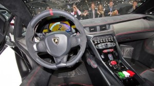 Cockpit des Lamborghini Veneno
