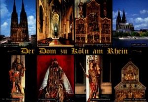 Postkarte vom Kölner Dom