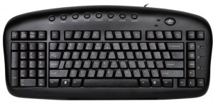 Linkshänder Keyboard von A4Tech